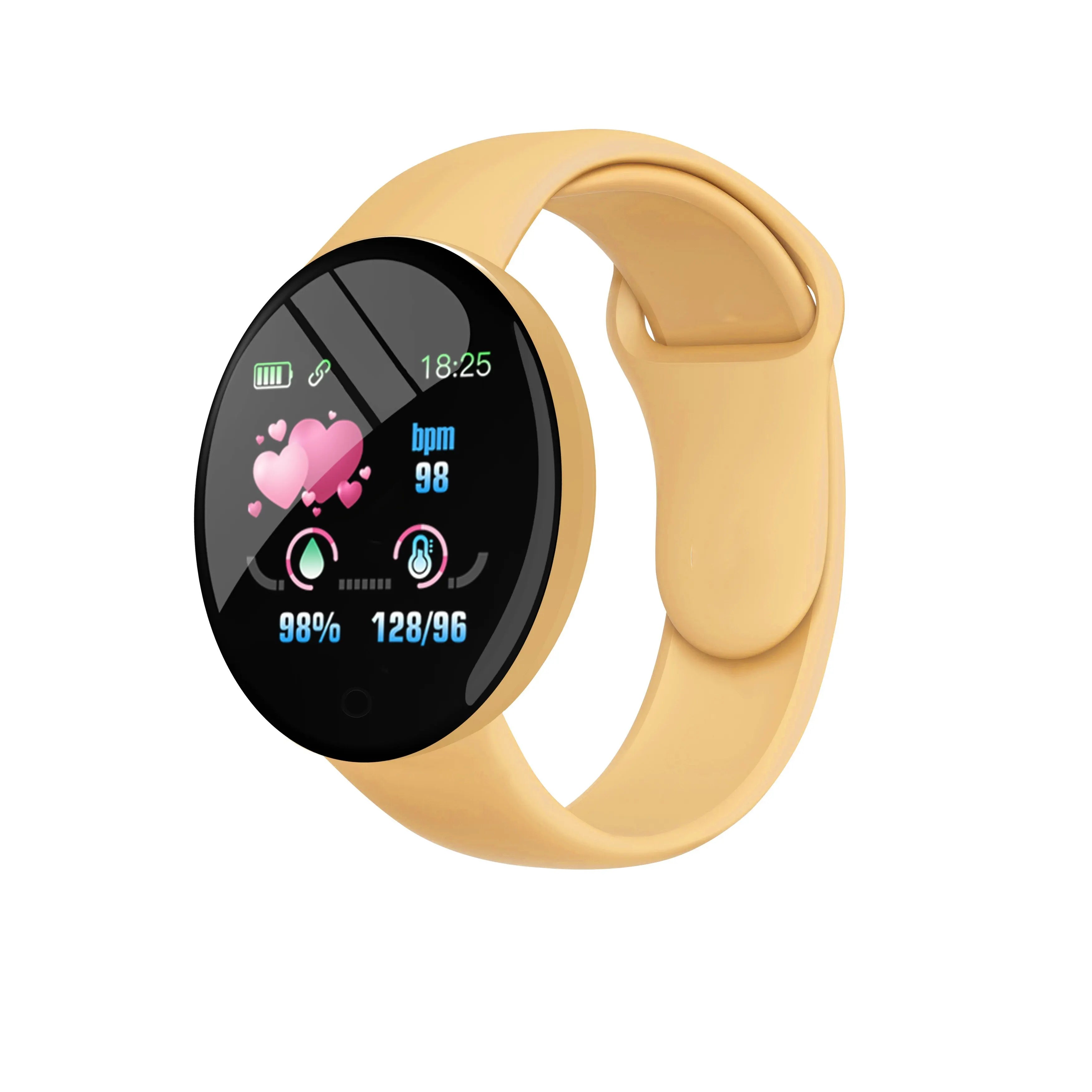 Smartwatch Hombre Mujer D18 Bluetooth Fitness Monitor de Sueño