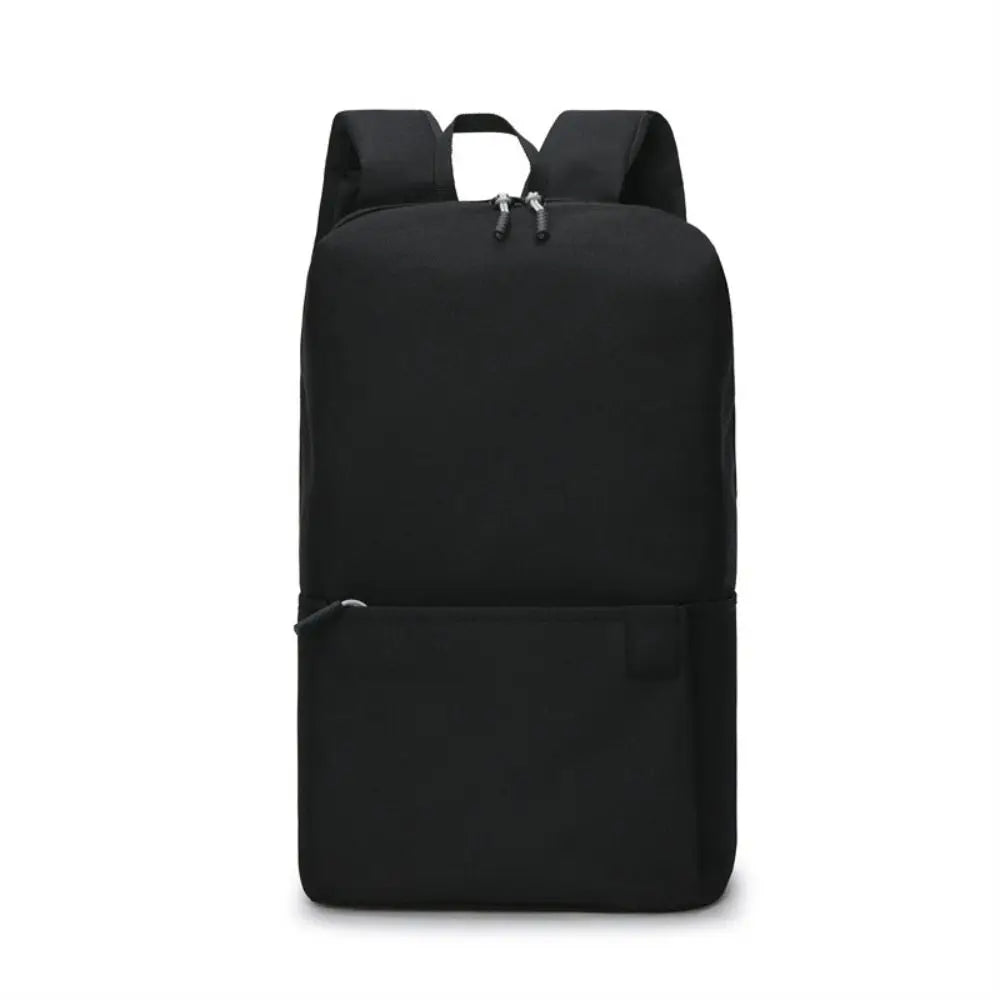 Mochila Pequeña Impermeable Color Sólido Multibolsillos