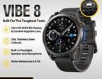 Zeblaze VIBE 8 - Montre intelligente avec appel vocal et écran AMOLED de 1,43"