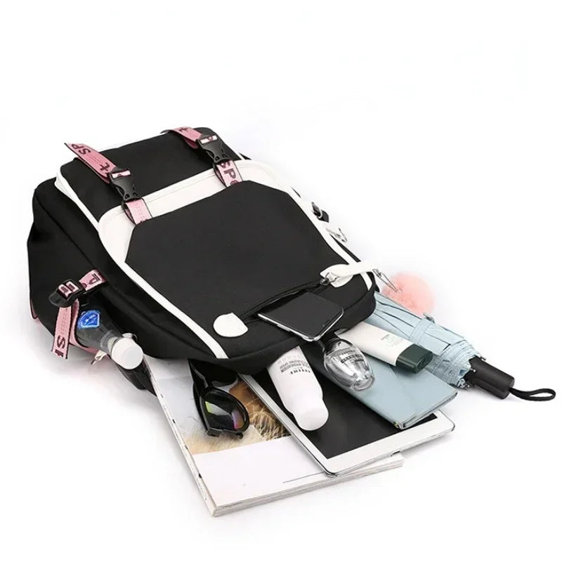 Mochila Escolar Estilo Coreano Adolescentes Femenina