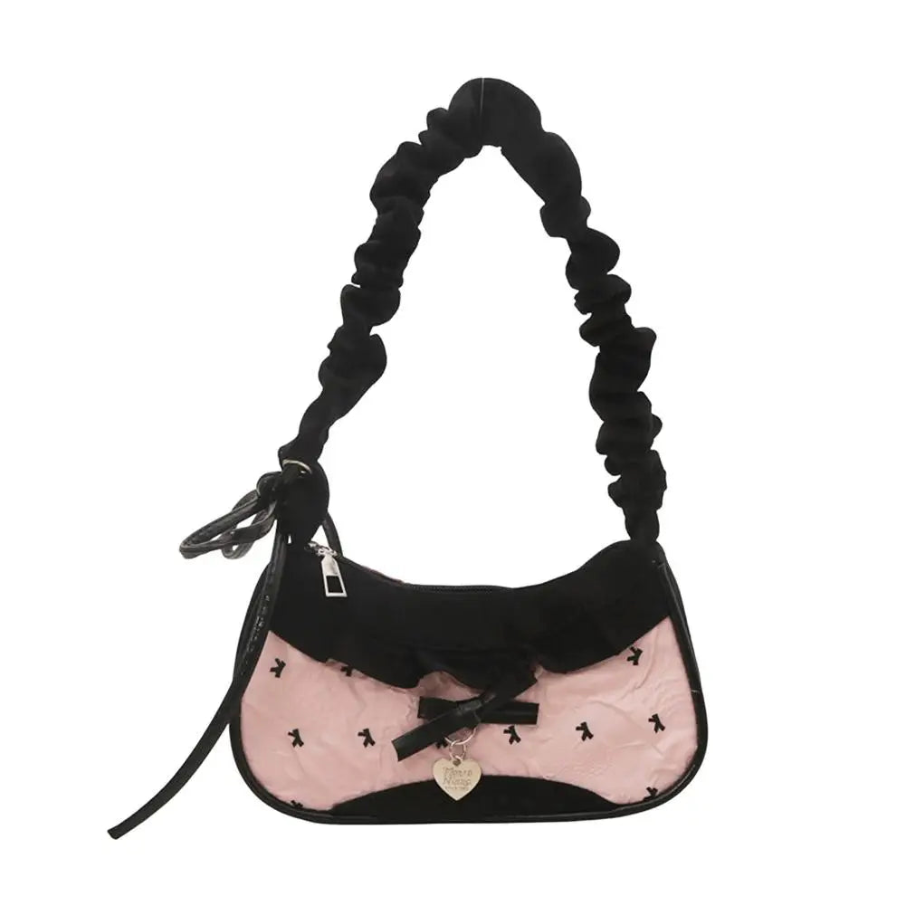 Bolso de Hombro Mujer Cinta de Encaje Escolar