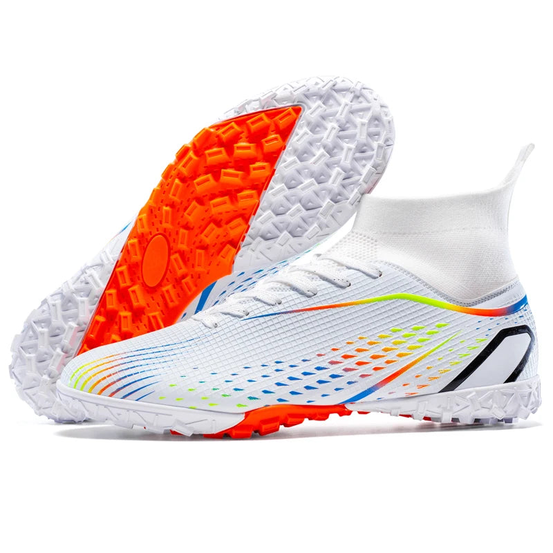 Zapatos Fútbol Hombre X2308 Blancos TF/FG Profesionales