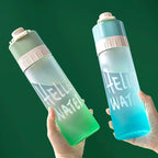 Bouteille spray pour eau 650 ml Gourde de sport portable