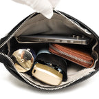 Sac bandoulière en cuir pour femme avec large lanière
