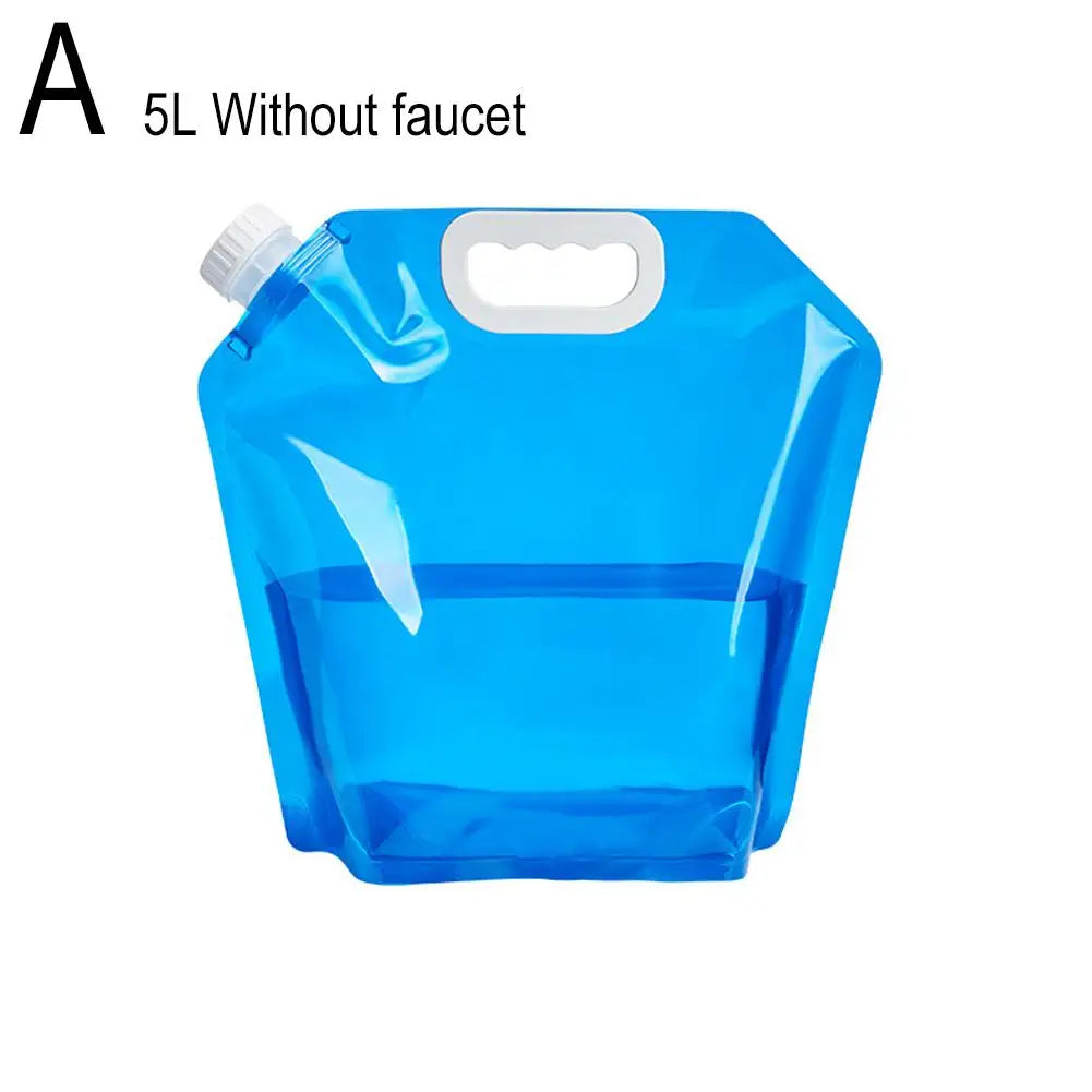 Bolsa de Agua Plegable Camping 5/10L Portátil