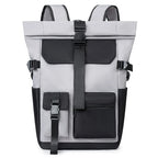 Sac à dos Roll-Top Unisexe Décontracté Minimaliste