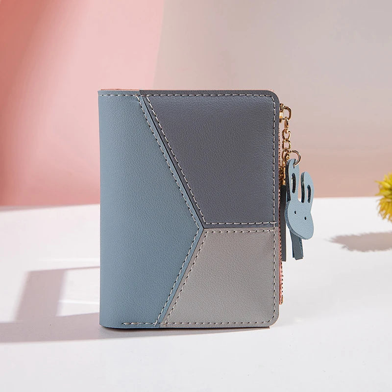 Billetera de Cuero PU para Mujer con Porta Tarjetas y Monedero