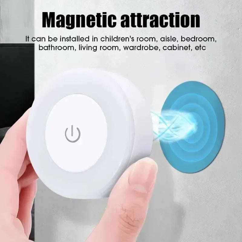 Luz Nocturna LED Portátil Recargable por USB