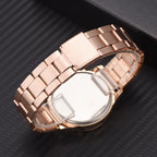 Montre de Luxe en Or Rose Tendance pour Femme