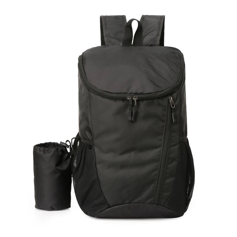 Mochila Plegable Nylon Unisex Minimalista Impermeable Deportes