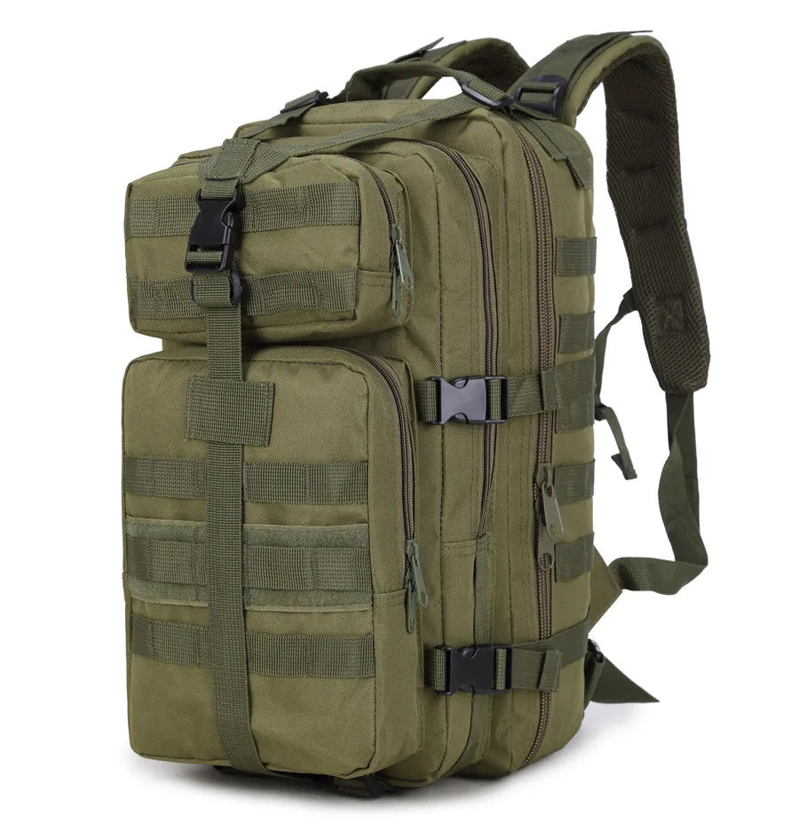 Mochila Estilo Militar 30L Impermeable Oxford Camping Senderismo