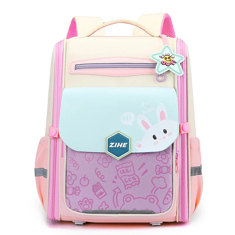 Mochila Escolar Para Niñas Impermeable Gran Capacidad