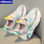 Baskets NBGAGA sans lacets pour filles en matériau respirant