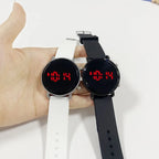 Montre numérique LED Unisexe Sport Décontracté