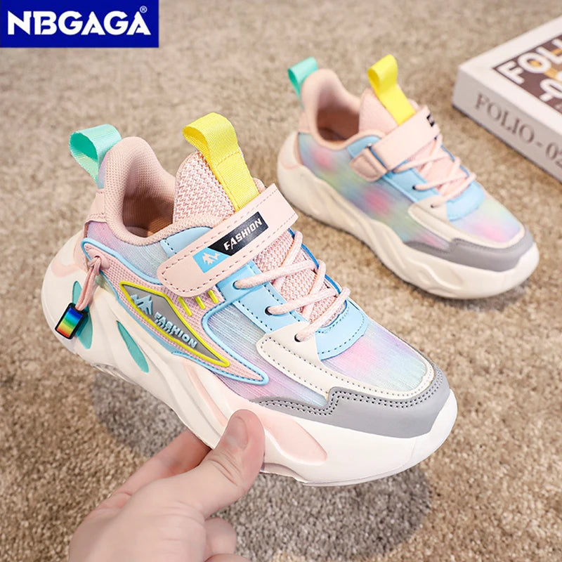 Zapatilla Deportiva NBGAGA con Cordón Libre Para Niñas Hecho de Material Transpirable