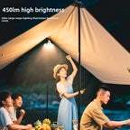 Lampe solaire LED rechargeable de camping à suspendre