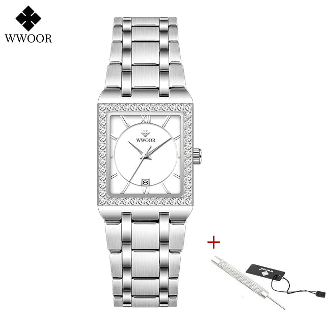 Reloj Damas Wwoor Diamond Lujo