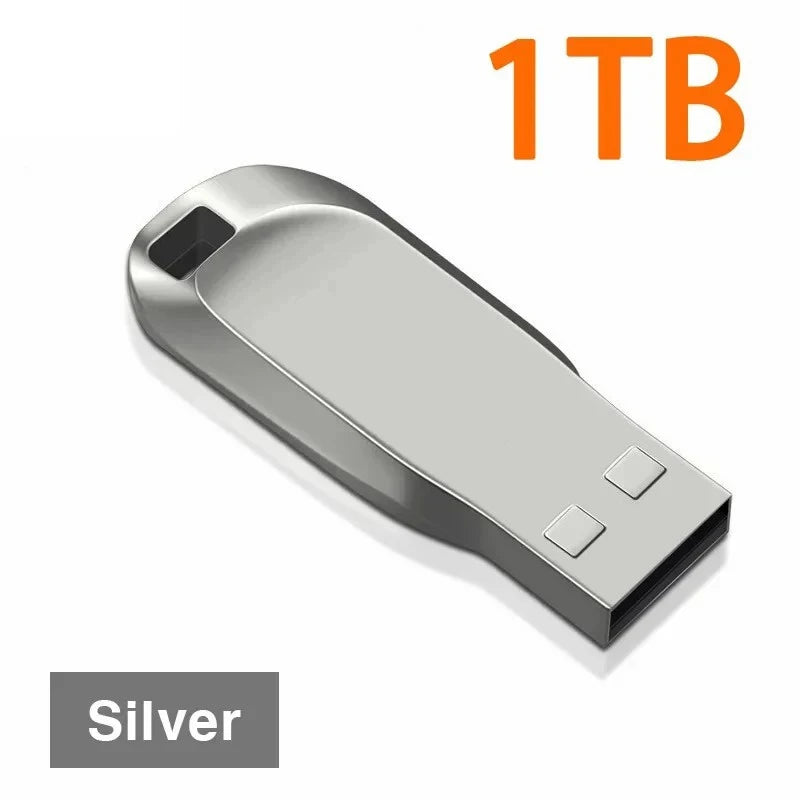 Flash Drive 2TB USB 3.0 Mini Metal de Alta Velocidad