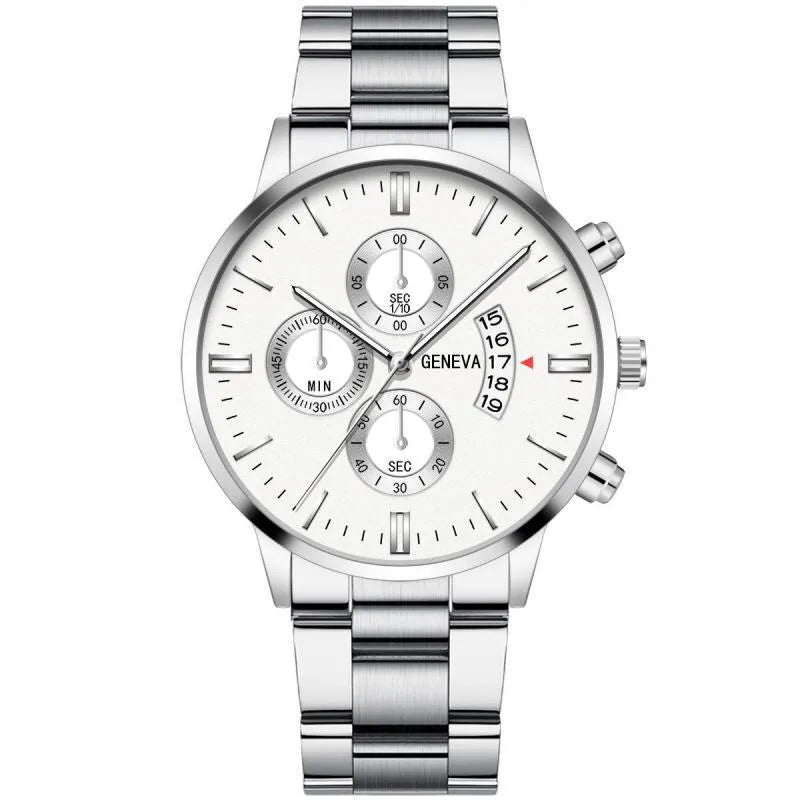 Men's Fashion Luxury Stainless Steel Quartz Watch
