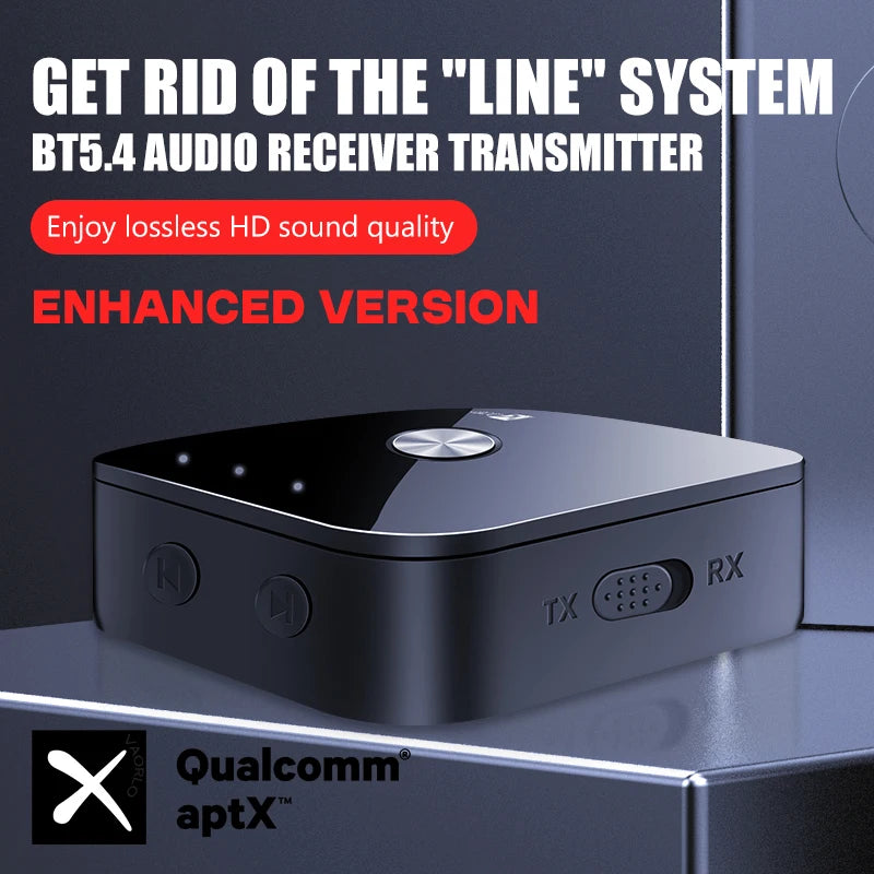 Transmisor Receptor de Audio Bluetooth 5.4 RCA