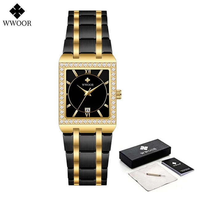 Reloj Damas Wwoor Diamond Lujo