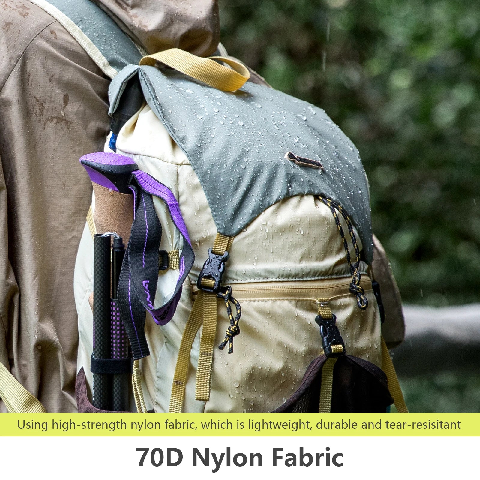Mochila Plegable BISINNA 22L Ultraligera Impermeable