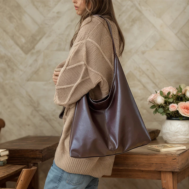 Bolso Mujer Vintage Gran Capacidad Hombro Cruzado