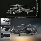 Set Bloques de Construcción - Helicóptero /Vehículo Blindado
