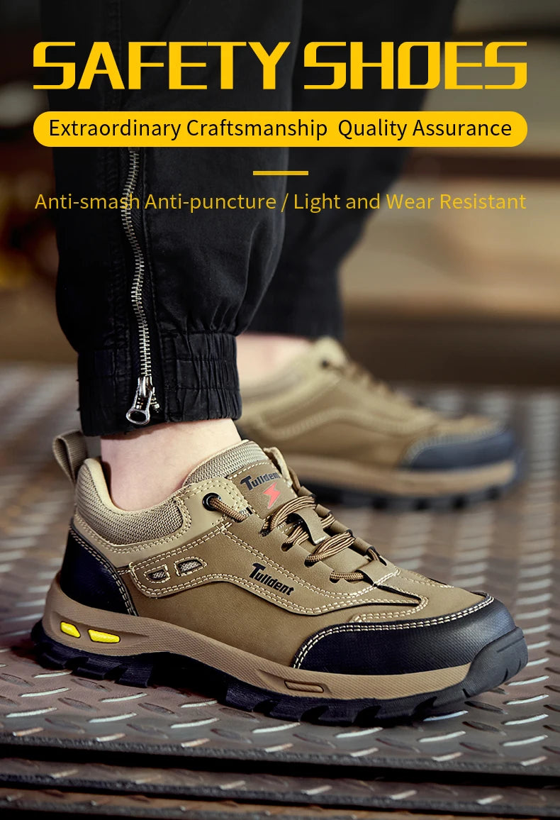 TANRDON D9072 Men's Puncture-Resistant Safety Shoes