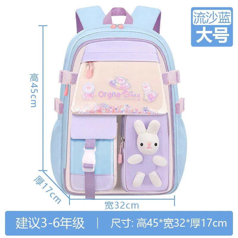 Mochila Escolar Impermeable Para Niñas