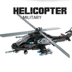 Set Bloques de Construcción - Helicóptero /Vehículo Blindado