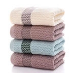 Set de 2 Serviettes en Coton Pur Douces et Absorbantes