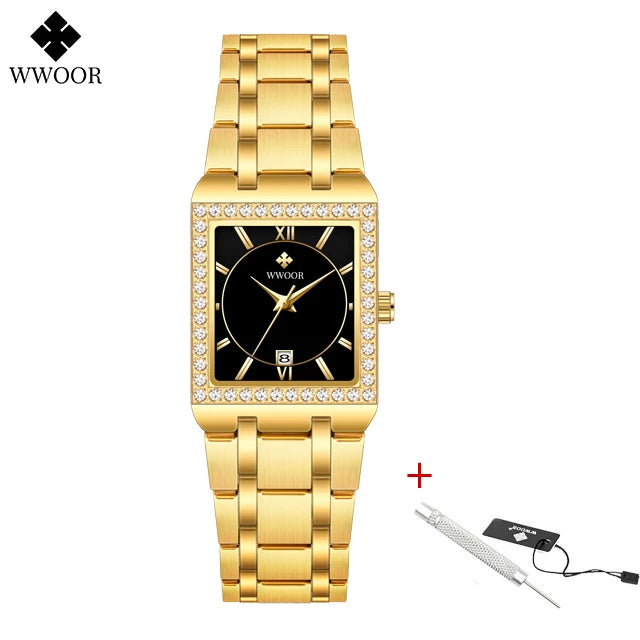 Reloj Damas Wwoor Diamond Lujo