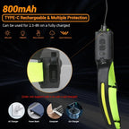 Lampe Frontale LED Rechargeable par USB 3 Modes