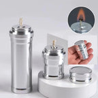 Lampe à alcool en alliage d'aluminium avec mèche