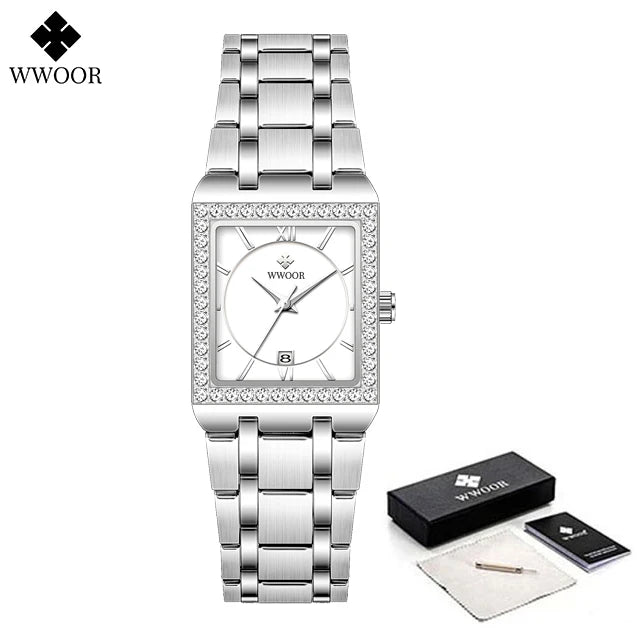 Reloj Damas Wwoor Diamond Lujo