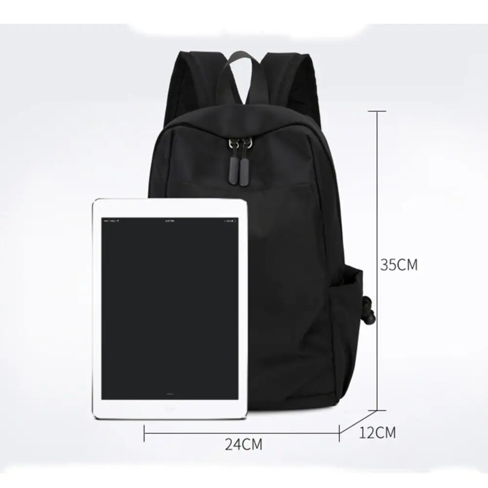 Mini Mochila Oxford Hombre Color Sólido Impermeable
