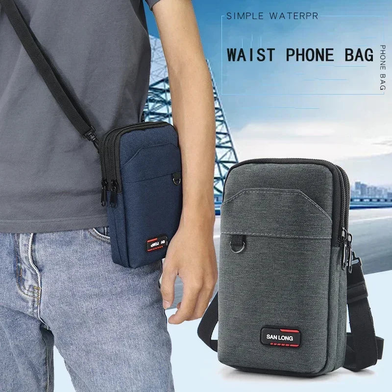 Men's Waterproof Tactical Waist Bag Belt
