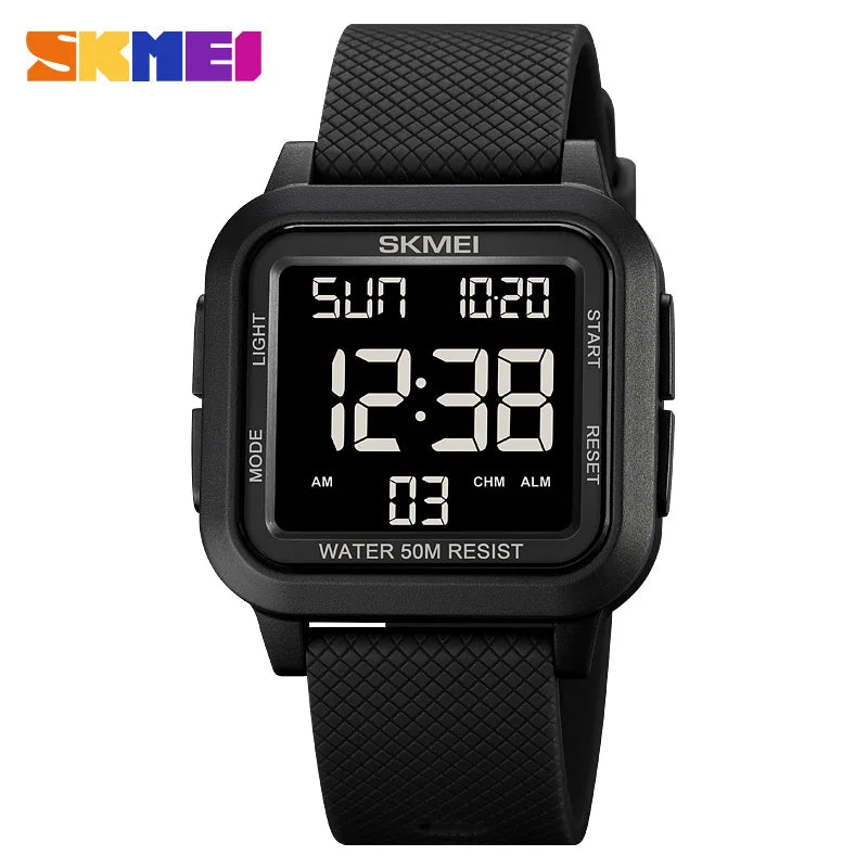 Reloj SKMEI 1894 Deportivo Digital Estilo Militar Para Hombre, Pantalla LED y Cierre de Hebilla