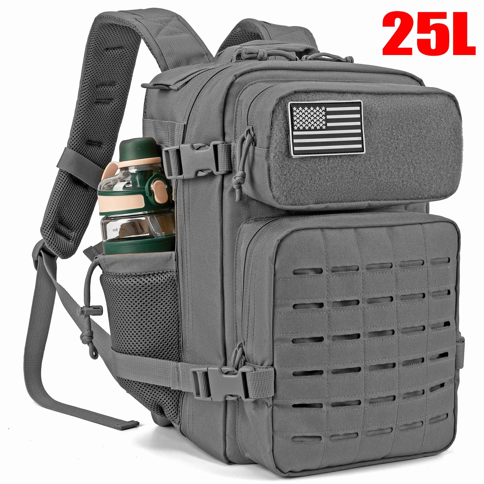 Mochila Táctica 25L MOLLE Outdoor Camping Senderismo