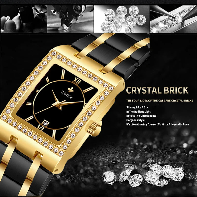 Reloj Damas Wwoor Diamond Lujo