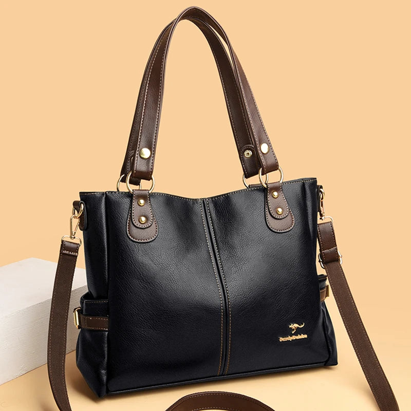 Bolso Lujo Cuero Suave Mujer