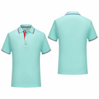 Polo Hombre Casual Color Sólido Manga Corta Transpirable