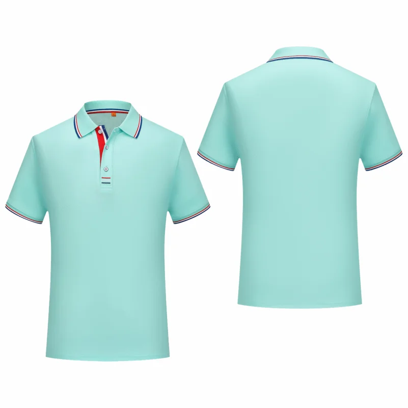 Polo Hombre Casual Color Sólido Manga Corta Transpirable