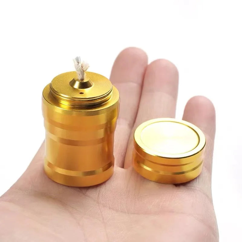 Lámpara de Alcohol de Aleación de Aluminio con Mecha