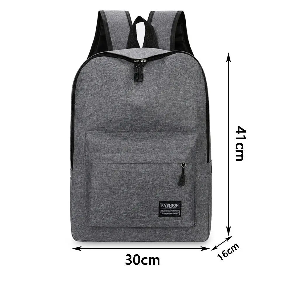 Mochila Minimalista Gran Capacidad Laptop Escolar Viaje Lavable