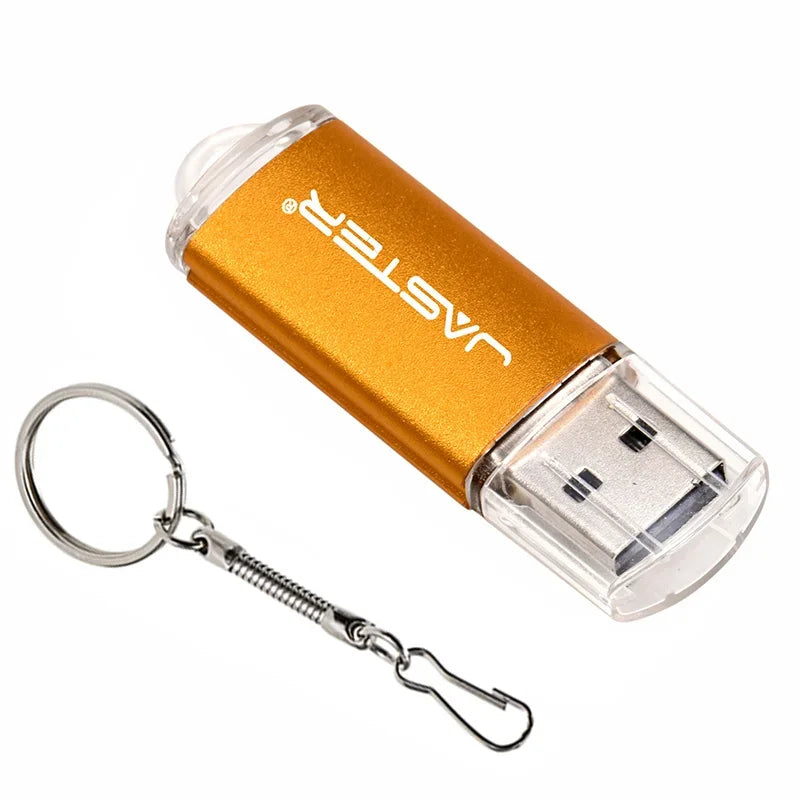 Memoria USB JASTER desde 16GB a 128GB con Llavero Gratis