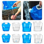 Gourde Pliable Camping 5/10L Portable