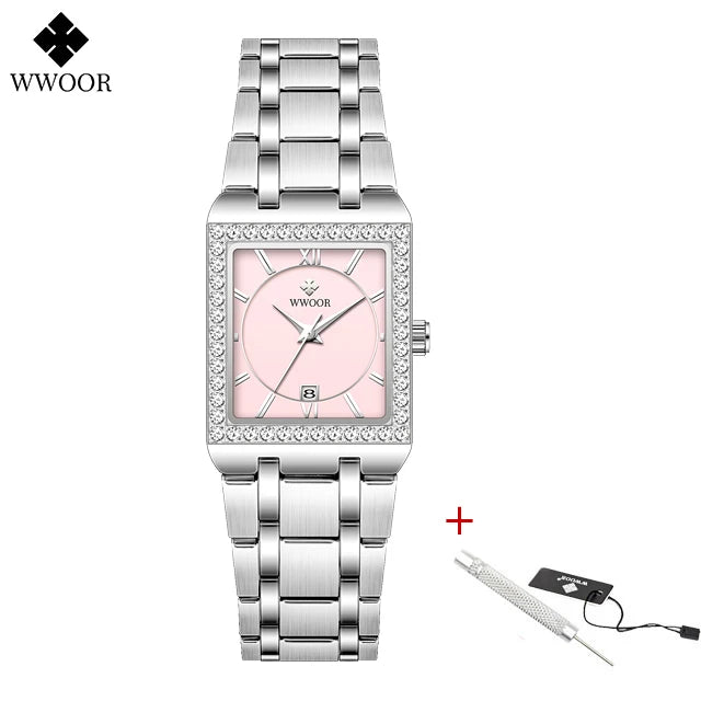Reloj Damas Wwoor Diamond Lujo