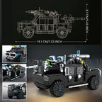 Set Bloques de Construcción - Helicóptero /Vehículo Blindado